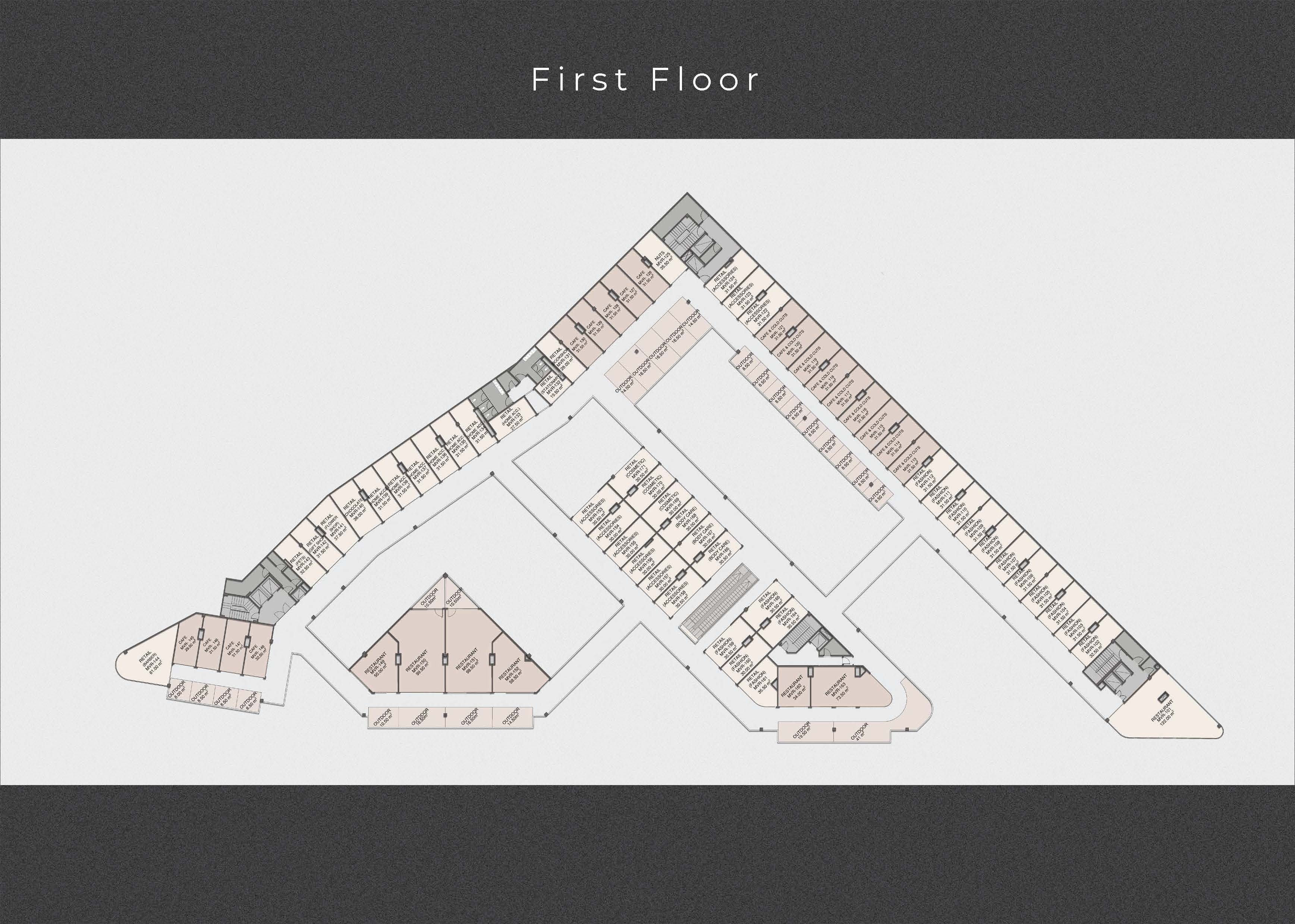 Floor Plan - Valory Mall New Cairo Menassat Develoment