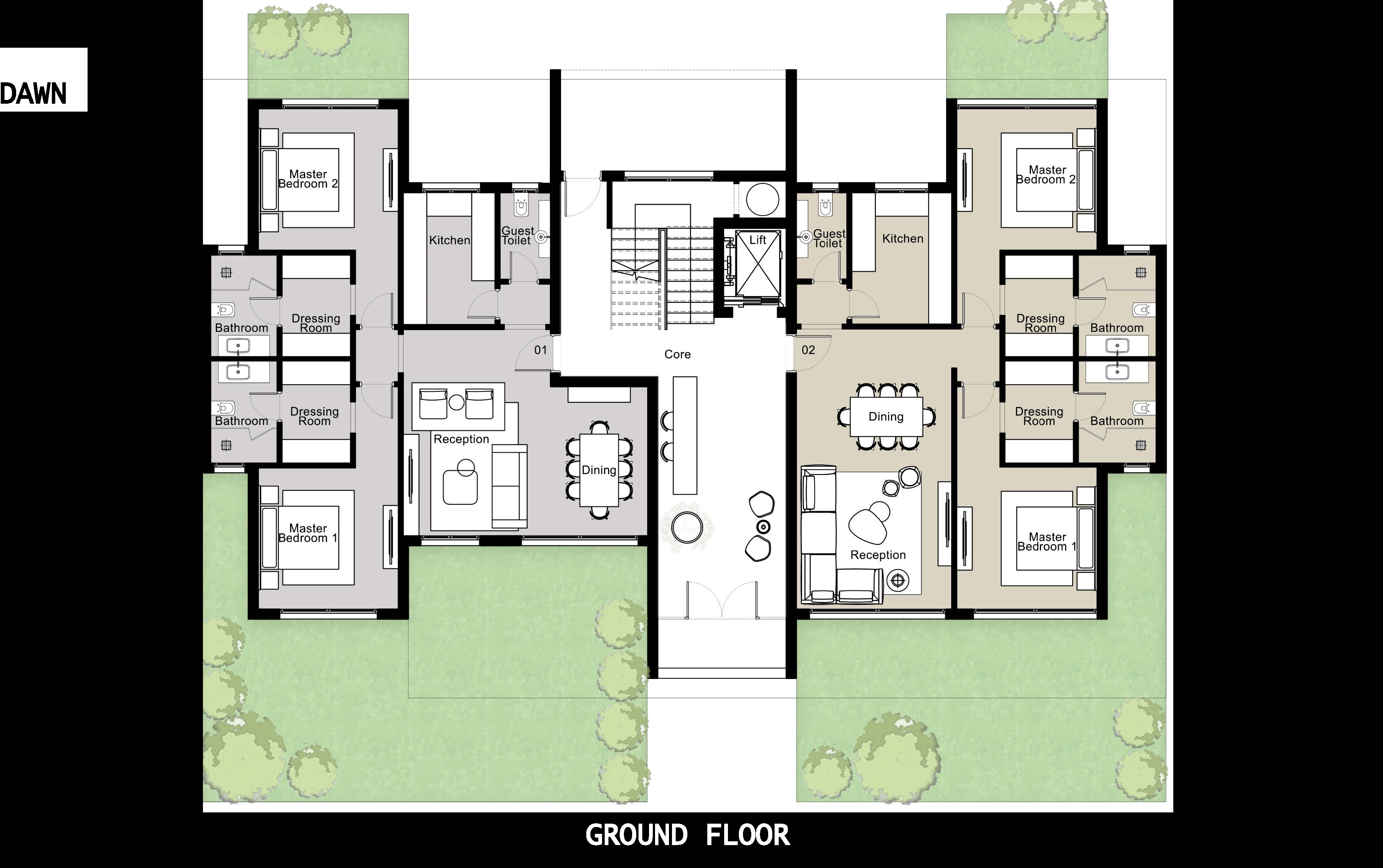 Floor Plan - PX Palm Hills October Compound