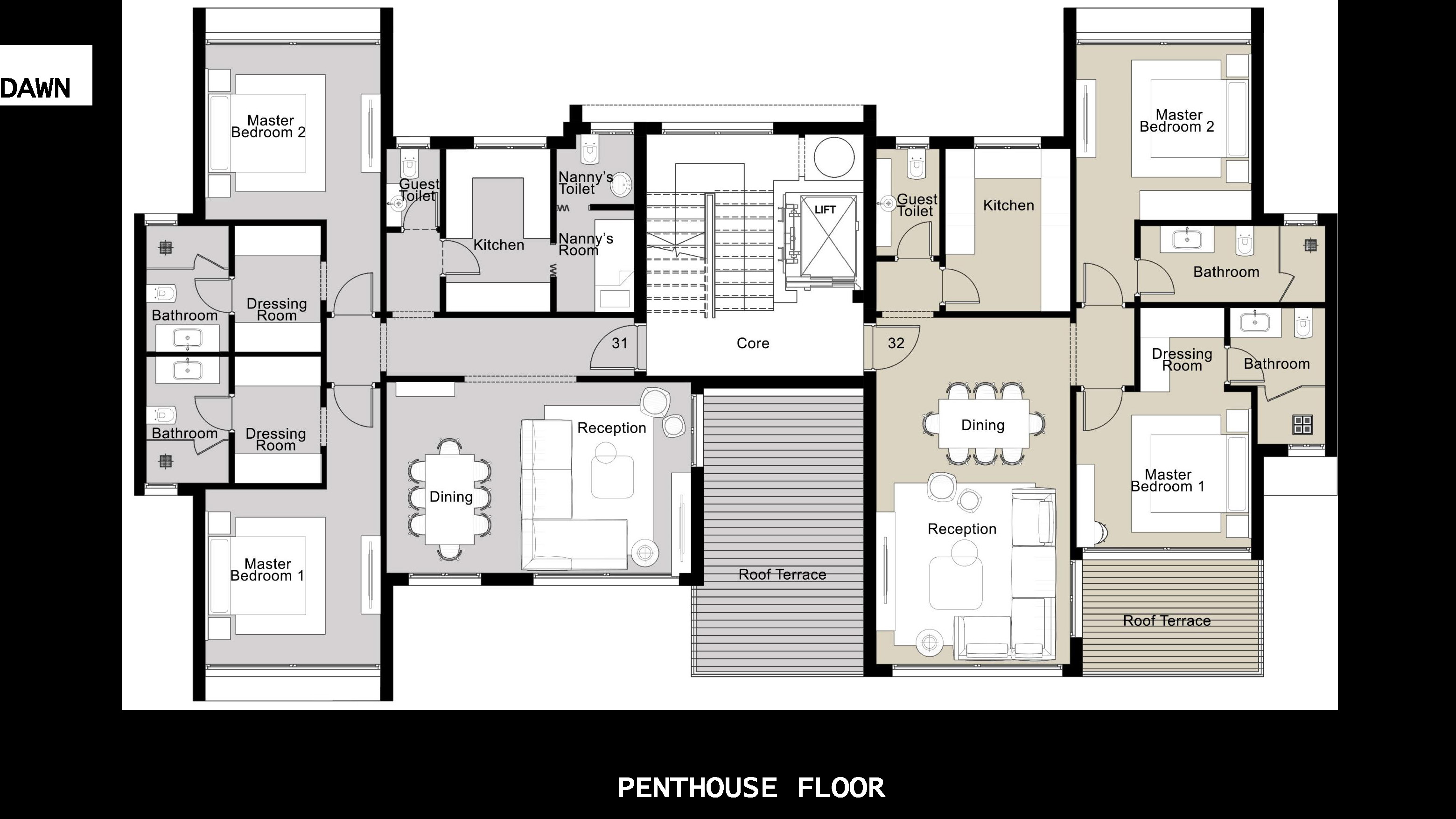 Floor Plan - PX Palm Hills October Compound