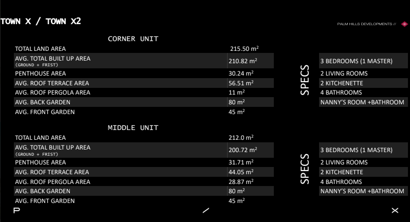 Floor Plan - PX Palm Hills October Compound