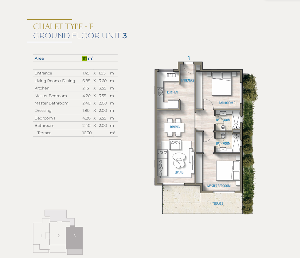 Floor Plan - قرية ساوث ميد ايجيبت الساحل الشمالي طلعت مصطفى جروب - South Med Egypt North Coast Village