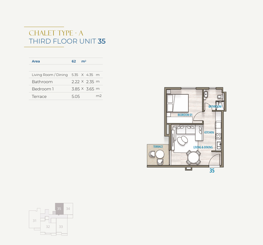 Floor Plan - قرية ساوث ميد ايجيبت الساحل الشمالي طلعت مصطفى جروب - South Med Egypt North Coast Village