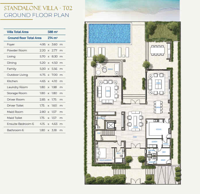 Floor Plan - قرية ساوث ميد ايجيبت الساحل الشمالي طلعت مصطفى جروب - South Med Egypt North Coast Village