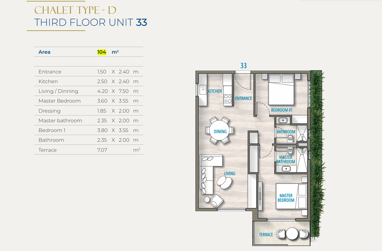 Floor Plan - قرية ساوث ميد ايجيبت الساحل الشمالي طلعت مصطفى جروب - South Med Egypt North Coast Village