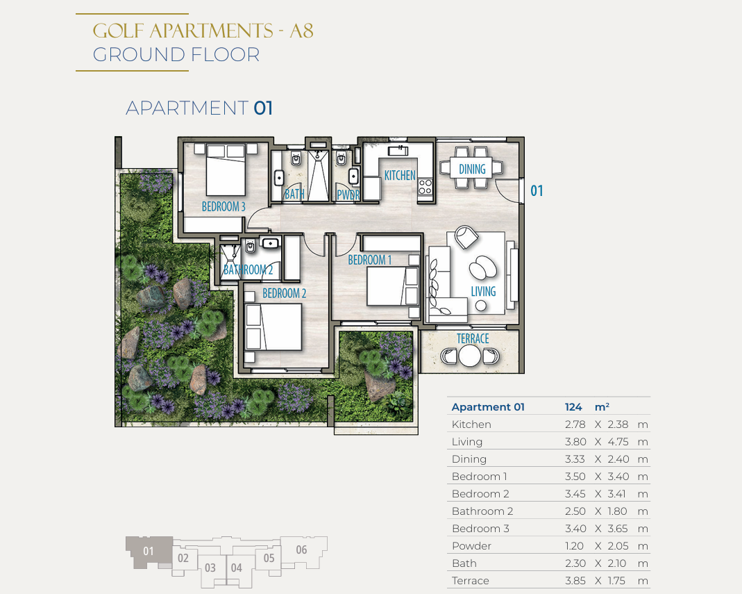Floor Plan - قرية ساوث ميد ايجيبت الساحل الشمالي طلعت مصطفى جروب - South Med Egypt North Coast Village