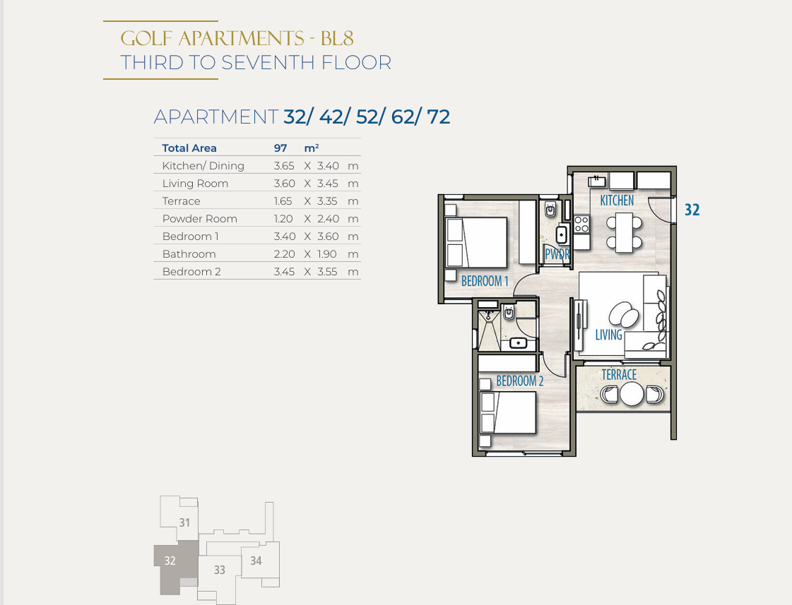Floor Plan - قرية ساوث ميد ايجيبت الساحل الشمالي طلعت مصطفى جروب - South Med Egypt North Coast Village