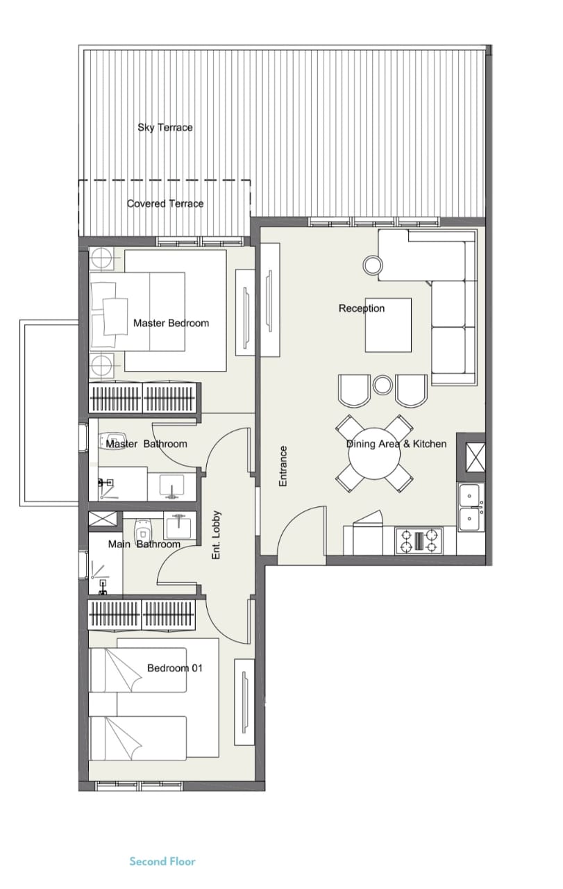 Floor Plan - Summer North Coast Village Al Ahly Sabbour Development