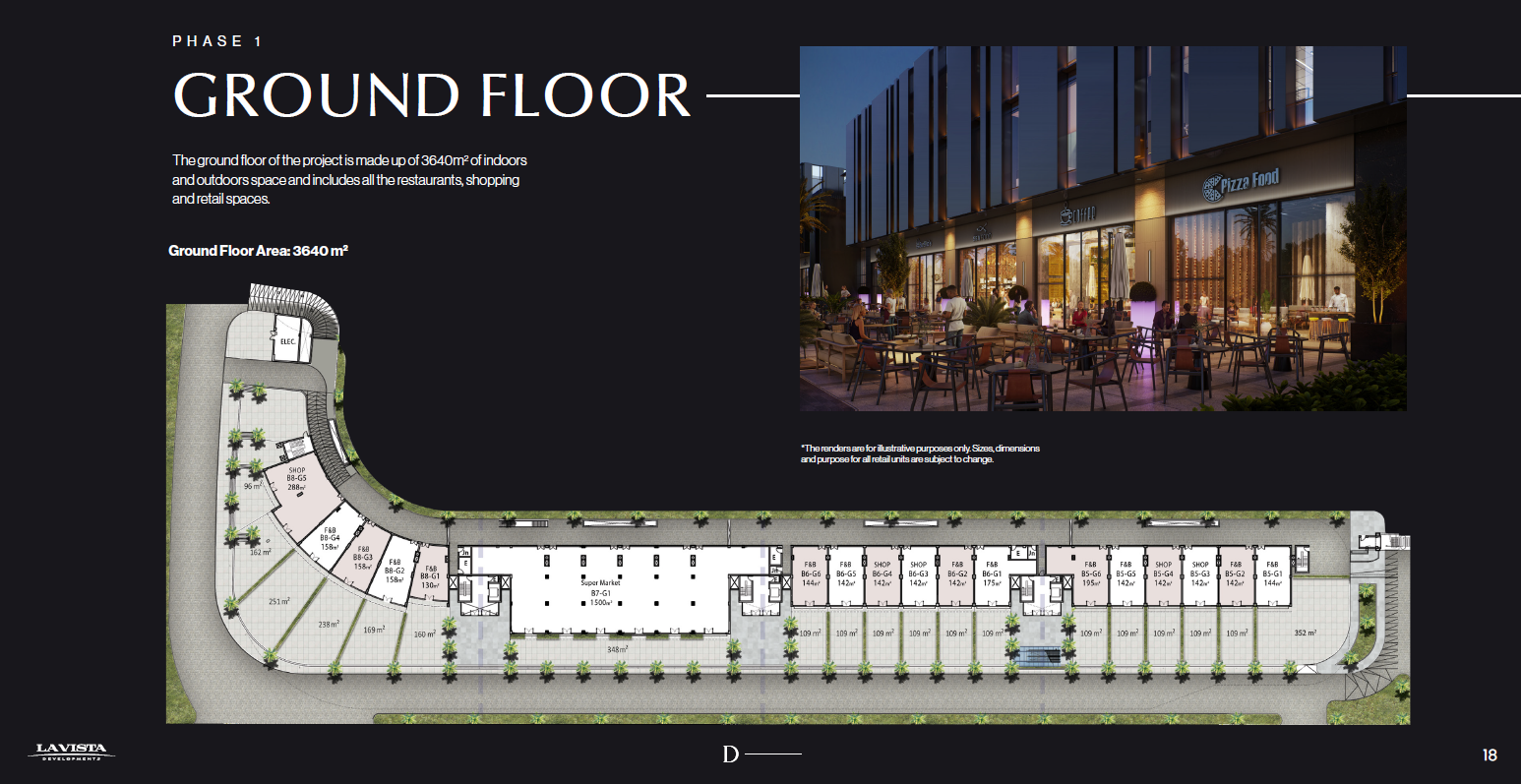 Floor Plan - D Line Mall Sheikh Zayed La Vista Developments