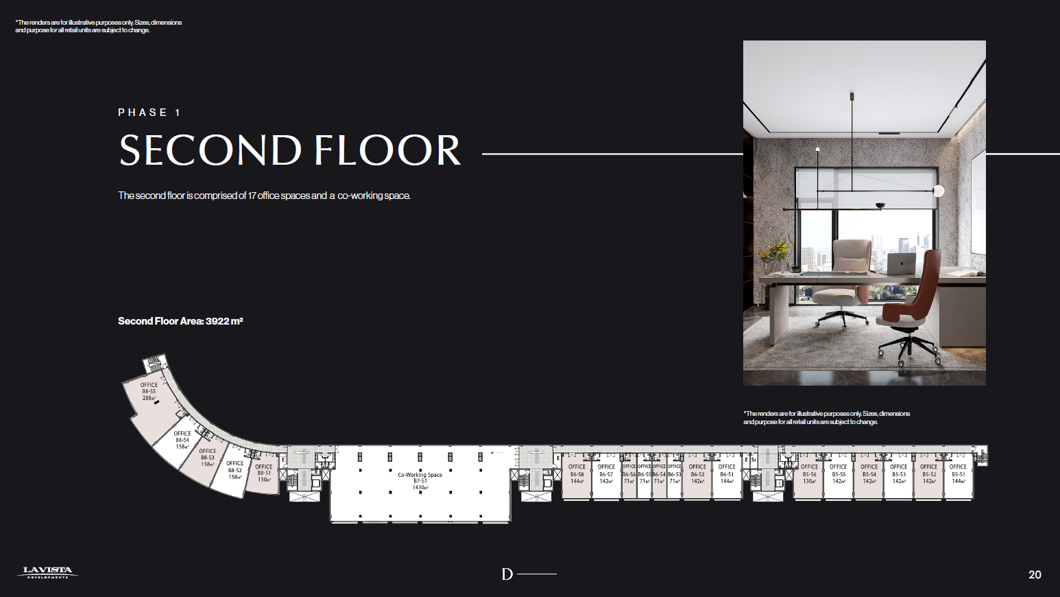 Plan 2 - D Line Mall Sheikh Zayed La Vista Developments