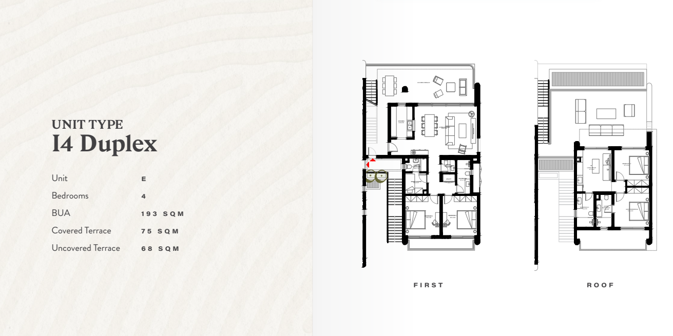 Floor Plan - قرية رملة الساحل الشمالي مراكز للتطوير العقاري - Ramla Village North Coast