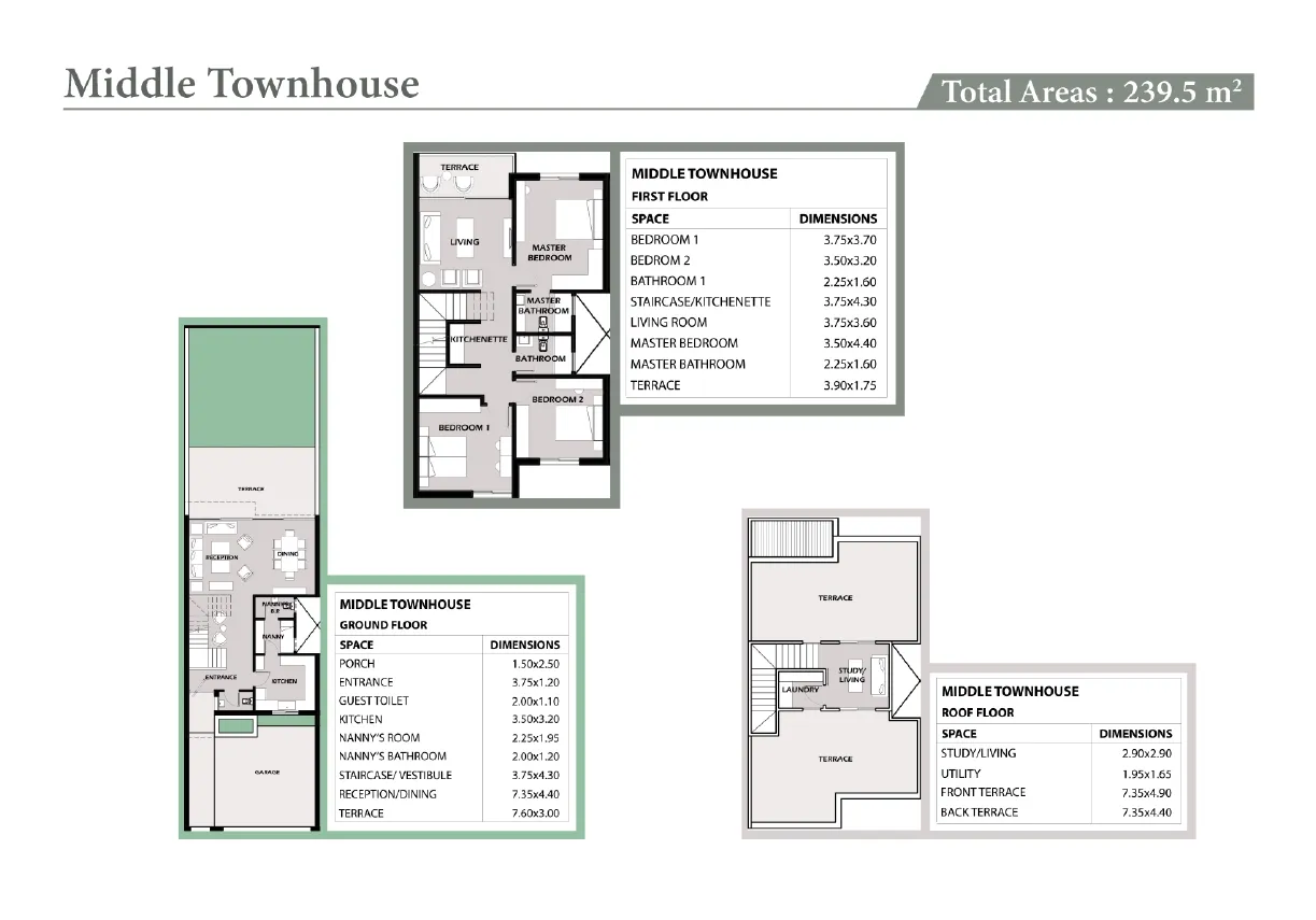Townhouse - West End EL Sheikh Zayed Compound
