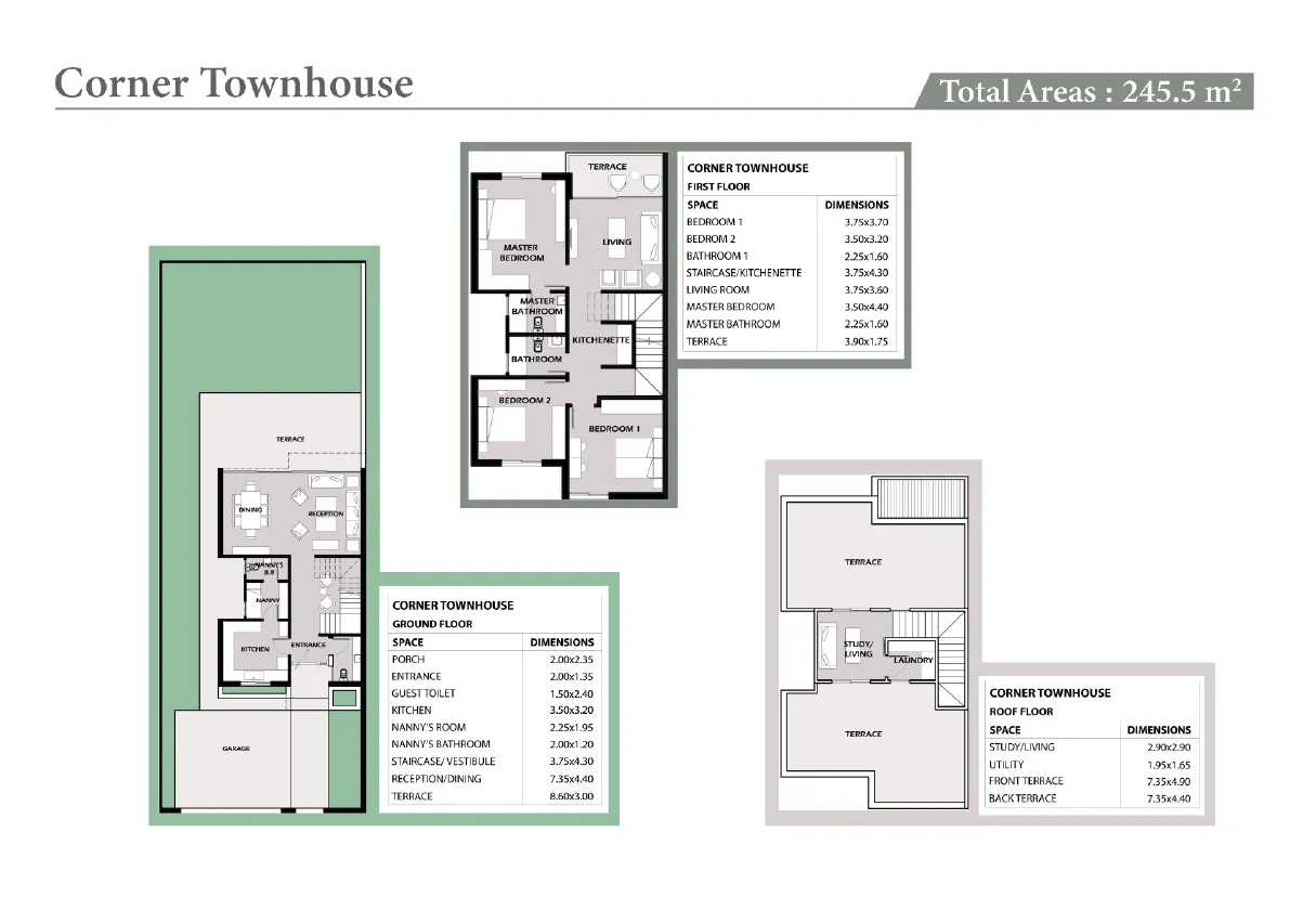 Townhouse - West End EL Sheikh Zayed Compound