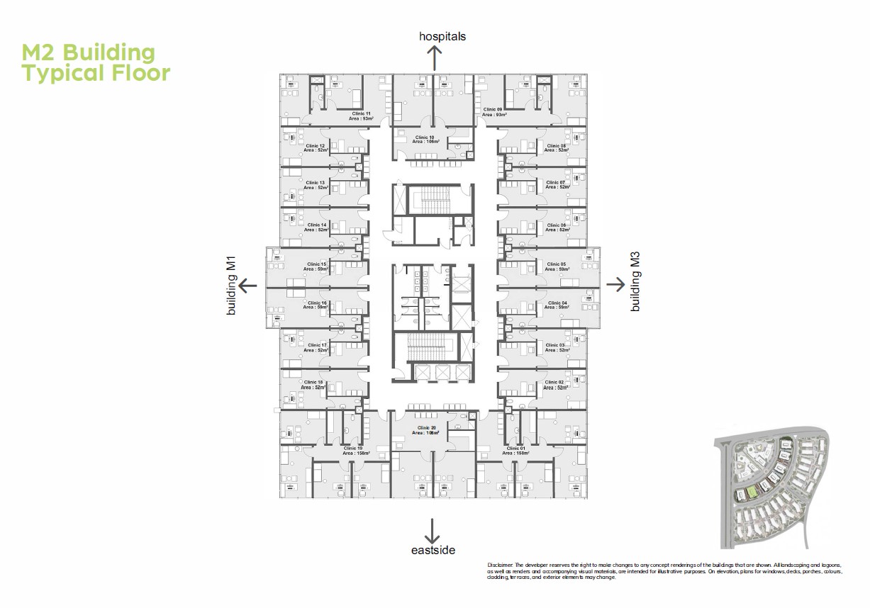 Floor Plan - East Med Mall New Cairo Landmark Sabbour Developments