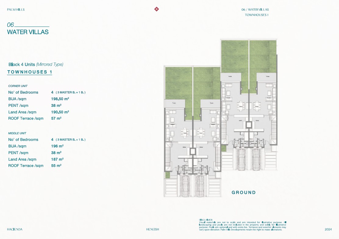 Floor Plan - Hacienda Heneish Village North Caost Palm Hills