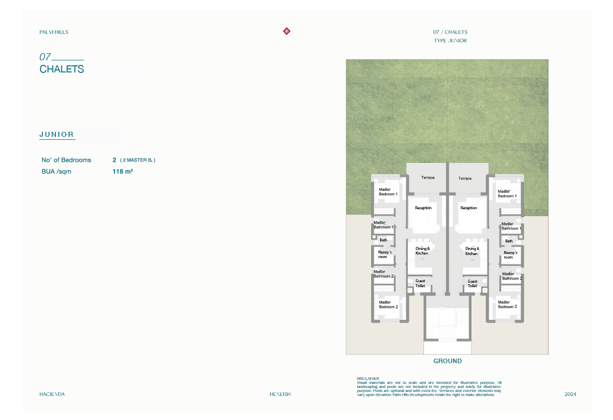 Plan 12 - Hacienda Heneish Village North Caost Palm Hills
