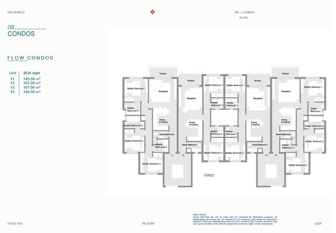 Floor Plan - Hacienda Heneish Village North Caost Palm Hills