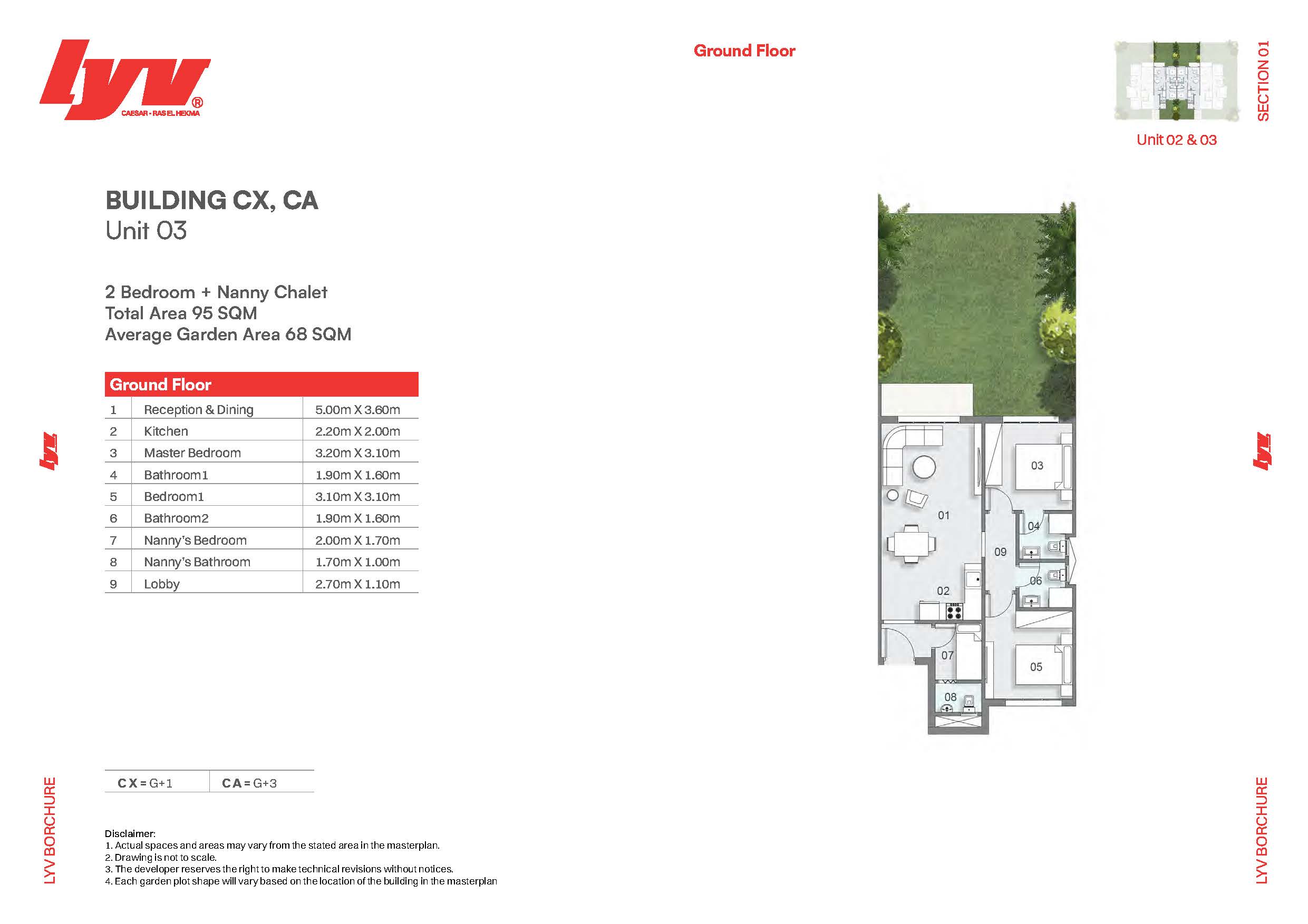 Floor Plan - LYV Caesar Village Ras El Hekma Gates