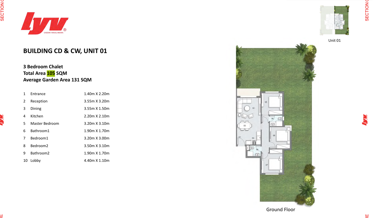 Plan 16 - LYV Caesar Village Ras El Hekma Gates