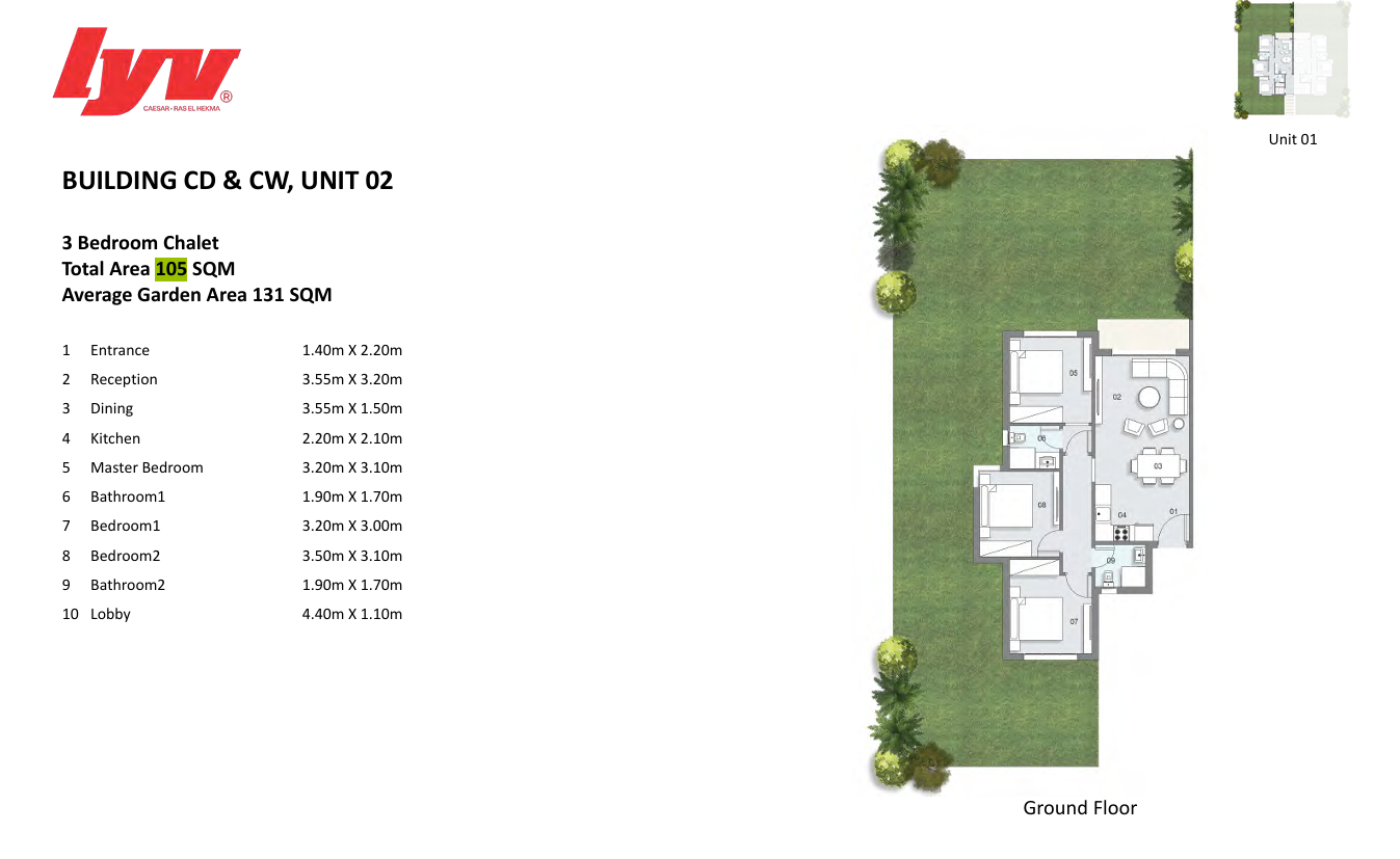 Plan 15 - LYV Caesar Village Ras El Hekma Gates