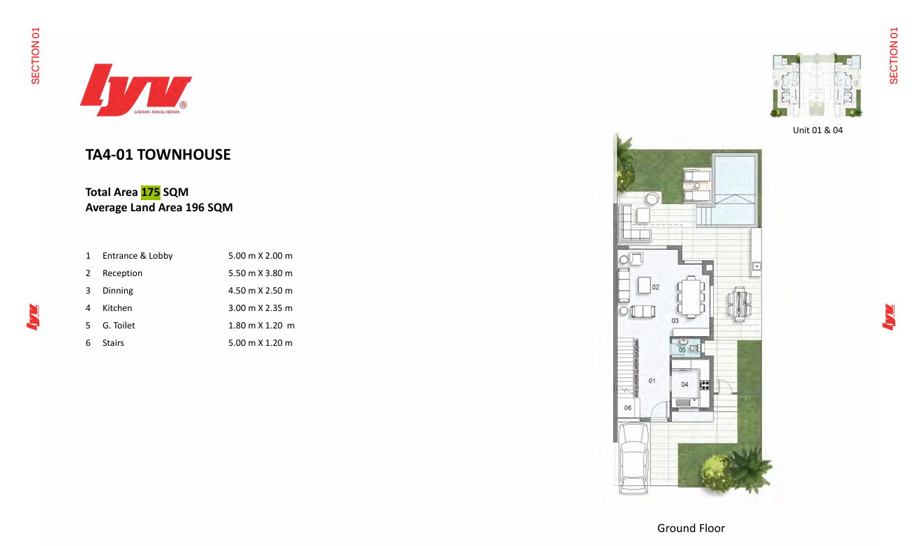 Floor Plan - قرية ليف سيزار رأس الحكمه جيتس - LYV Caesar Village Ras El Hekma