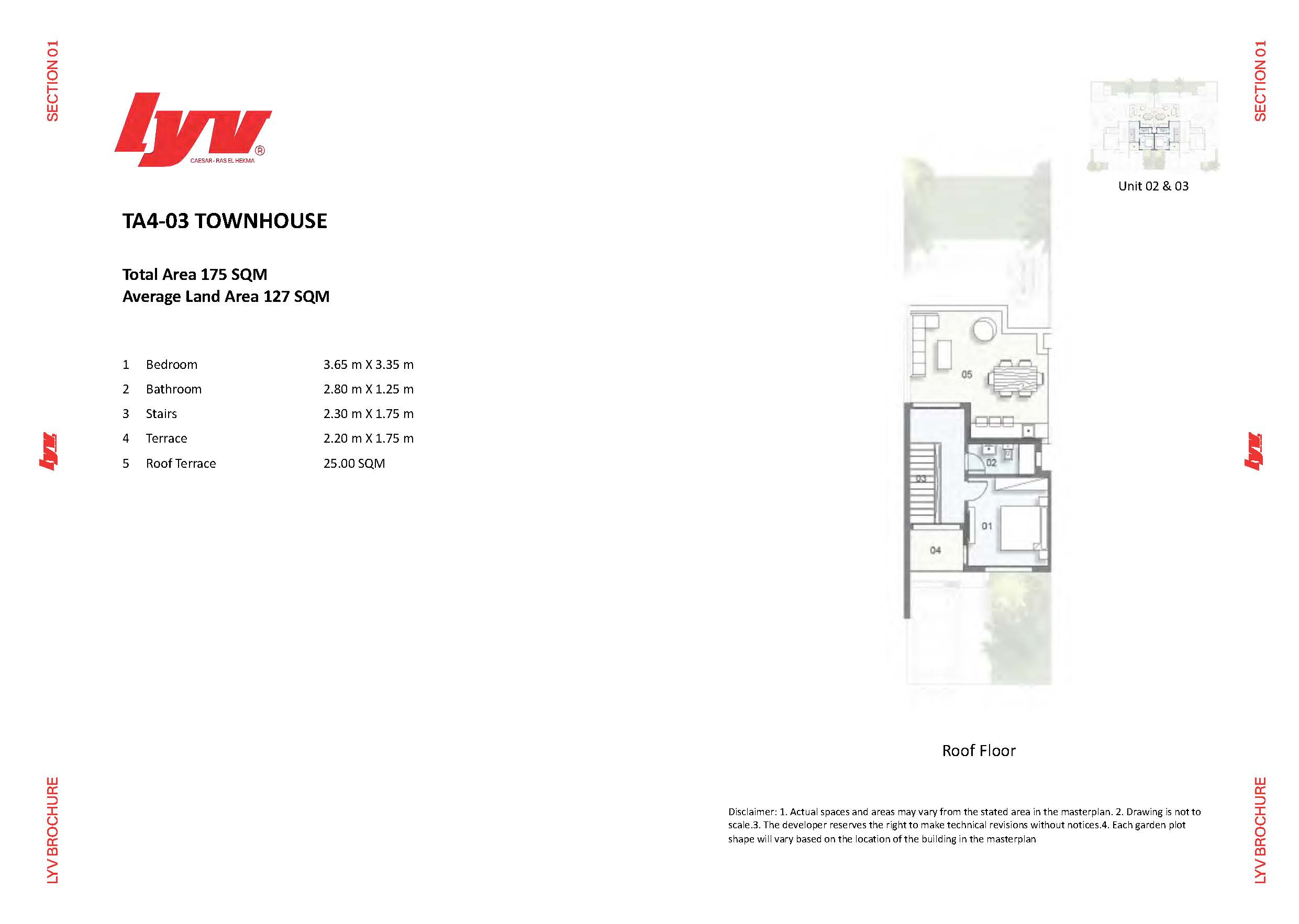 Floor Plan - قرية ليف سيزار رأس الحكمه جيتس - LYV Caesar Village Ras El Hekma