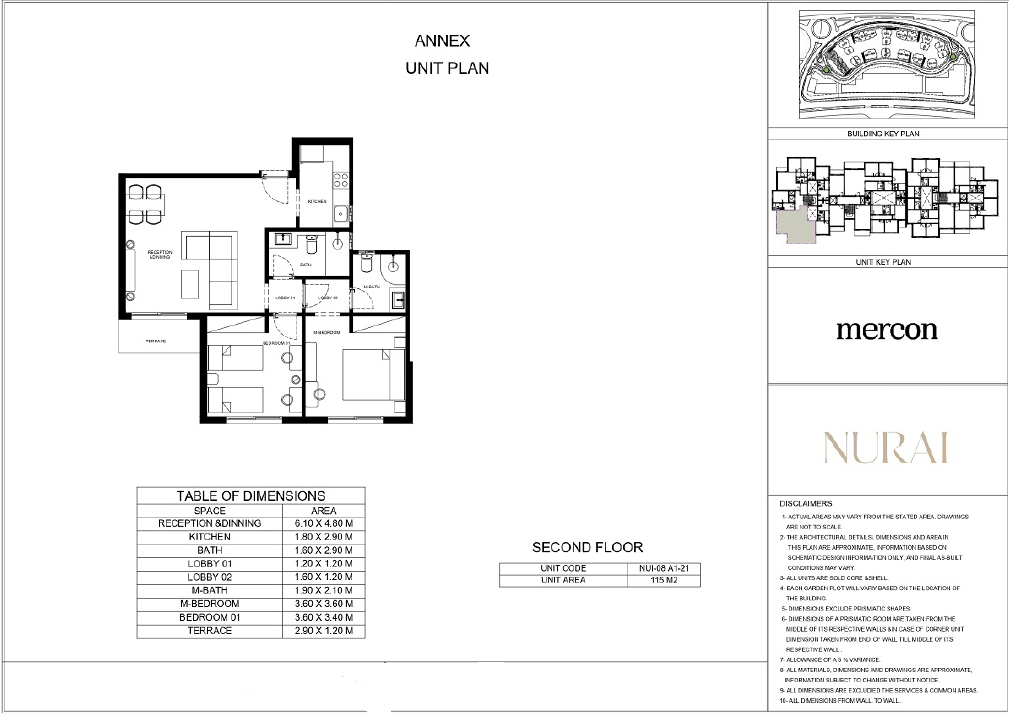 Floor Plan - Nurai New Cairo Mercon Development