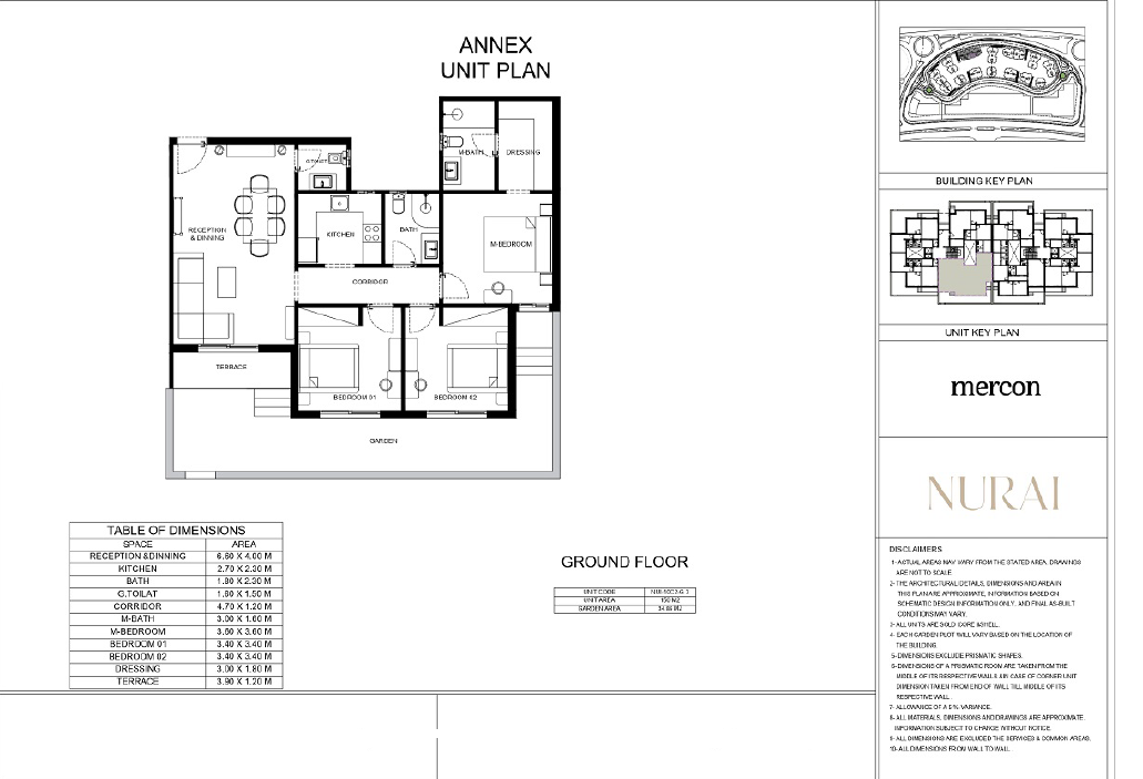 Floor Plan - Nurai New Cairo Mercon Development