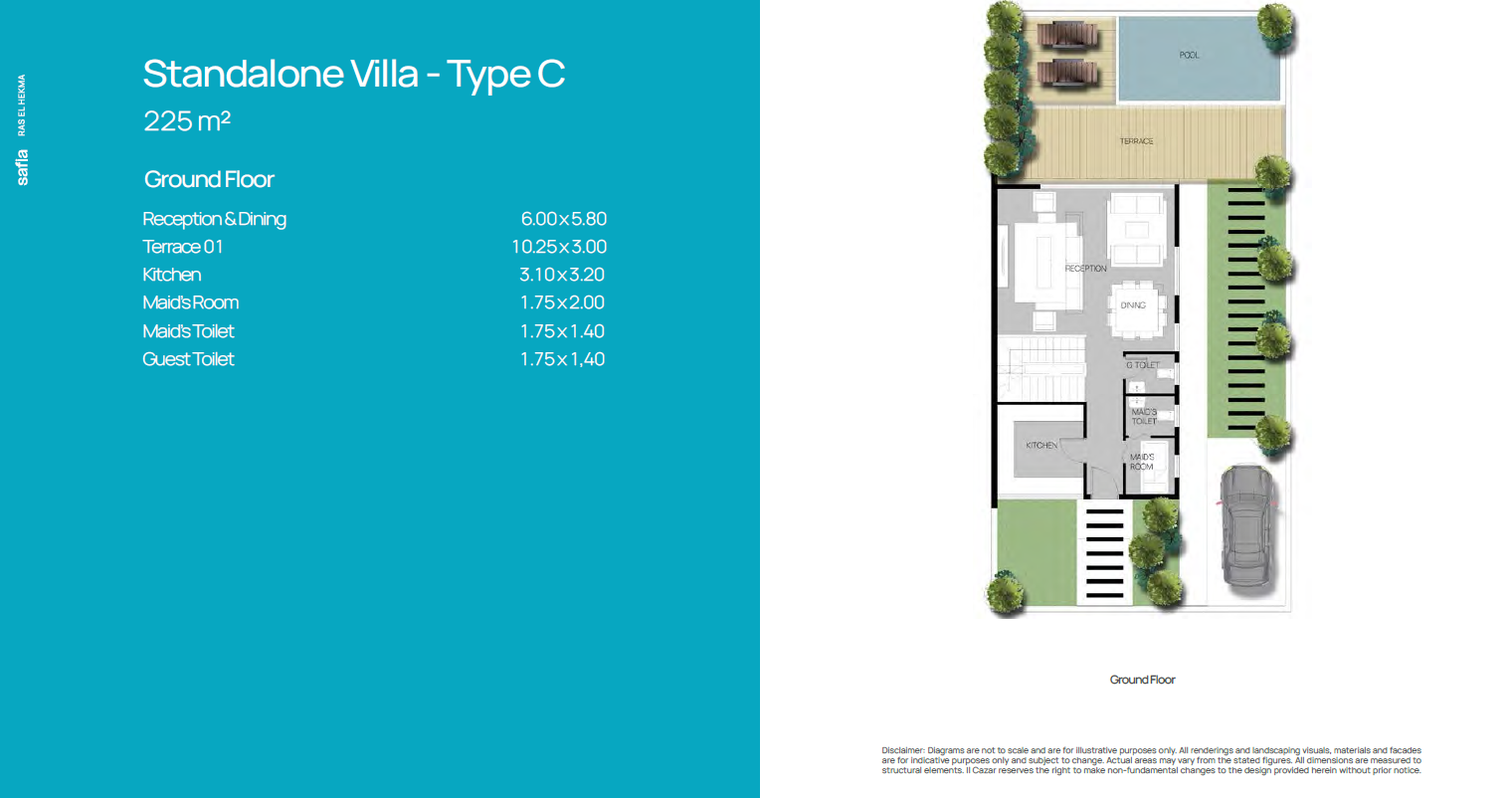 Floor Plan - Safia North Coast Village Il Cazar Developments