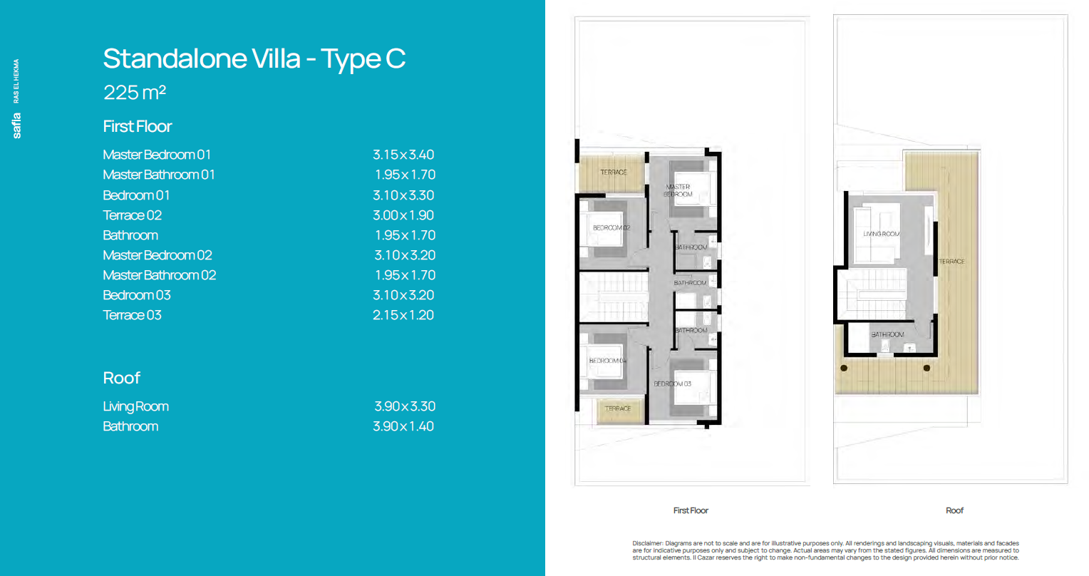 Floor Plan - Safia North Coast Village Il Cazar Developments