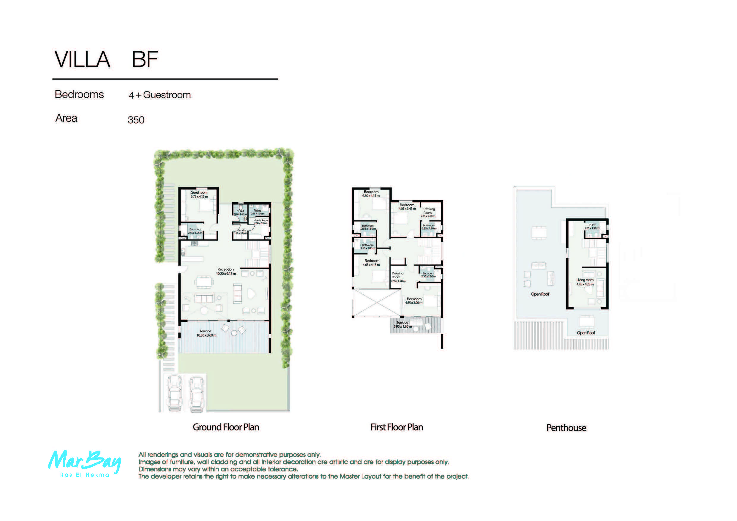 Floor Plan - قرية مار باي الساحل الشمالي المراسم للتطوير العقاري - Mar Bay North Coast Village
