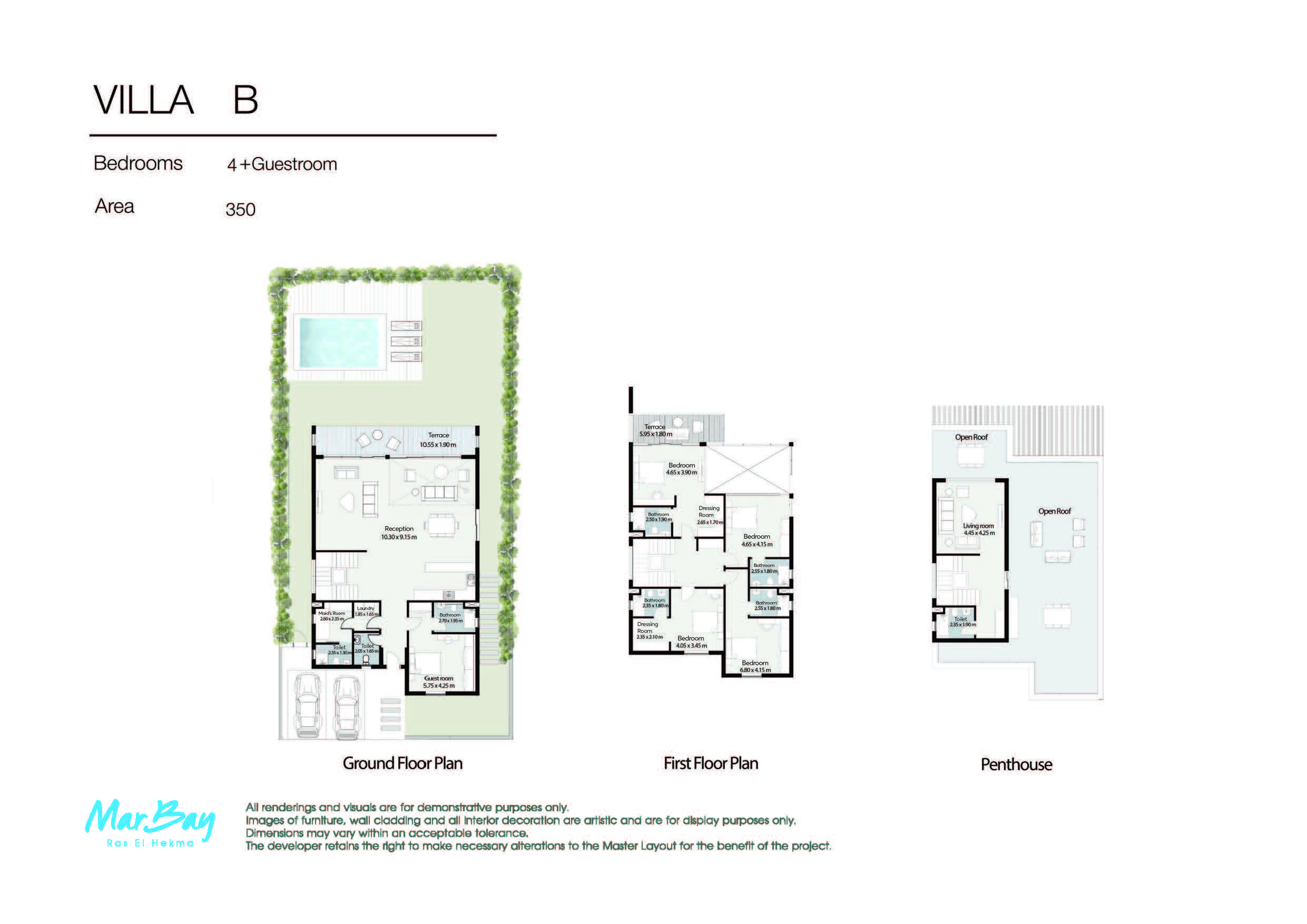 Floor Plan - قرية مار باي الساحل الشمالي المراسم للتطوير العقاري - Mar Bay North Coast Village