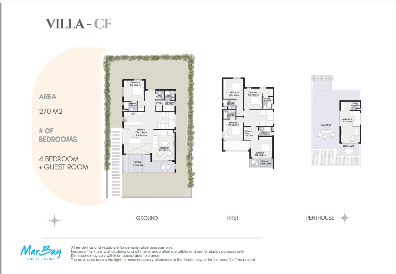 Floor Plan - قرية مار باي الساحل الشمالي المراسم للتطوير العقاري - Mar Bay North Coast Village