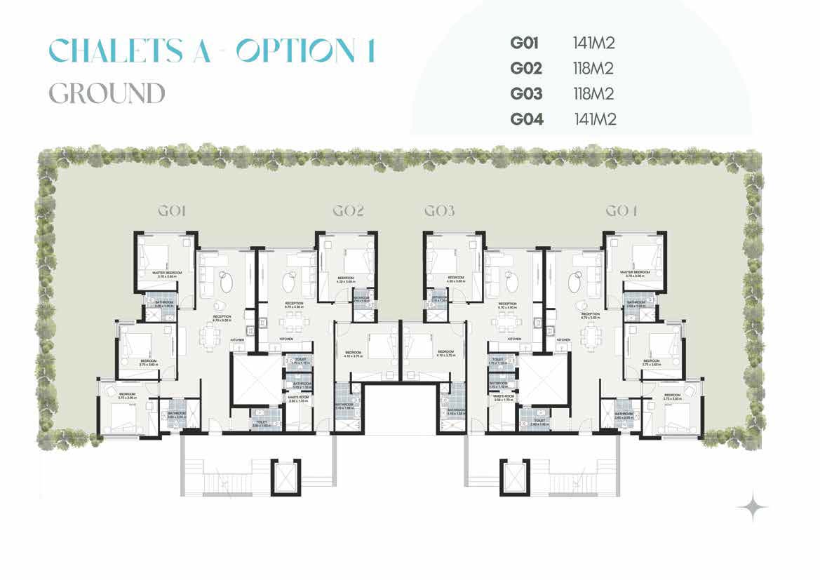 Floor Plan - قرية مار باي الساحل الشمالي المراسم للتطوير العقاري - Mar Bay North Coast Village