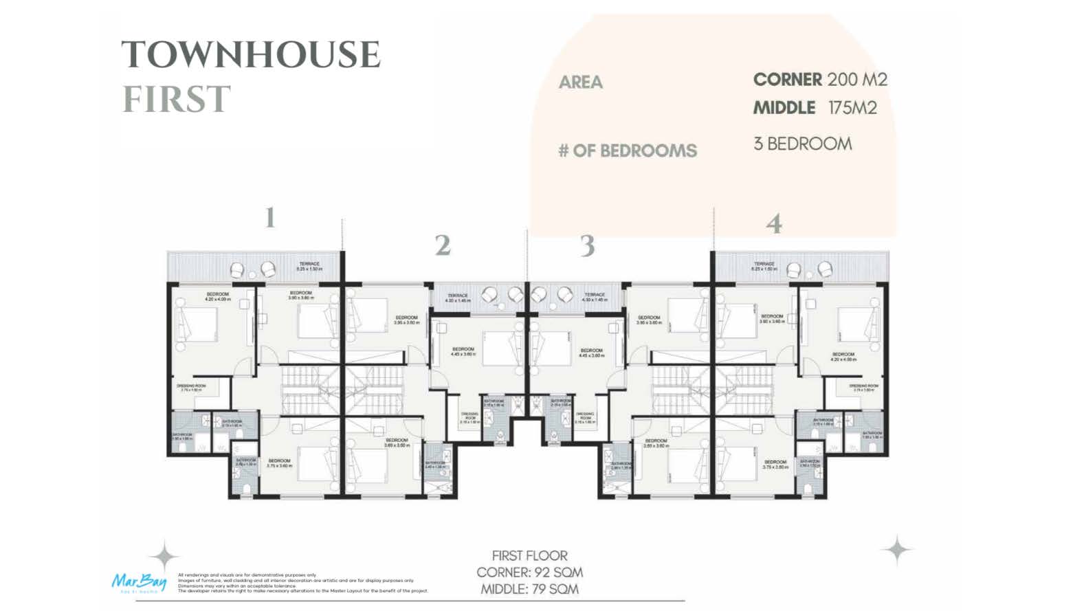 Floor Plan - قرية مار باي الساحل الشمالي المراسم للتطوير العقاري - Mar Bay North Coast Village