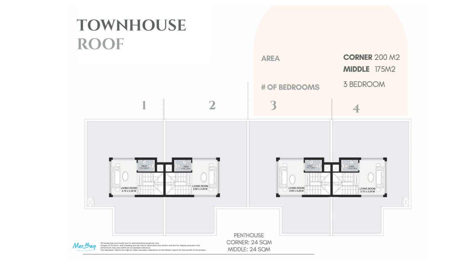 Floor Plan - قرية مار باي الساحل الشمالي المراسم للتطوير العقاري - Mar Bay North Coast Village