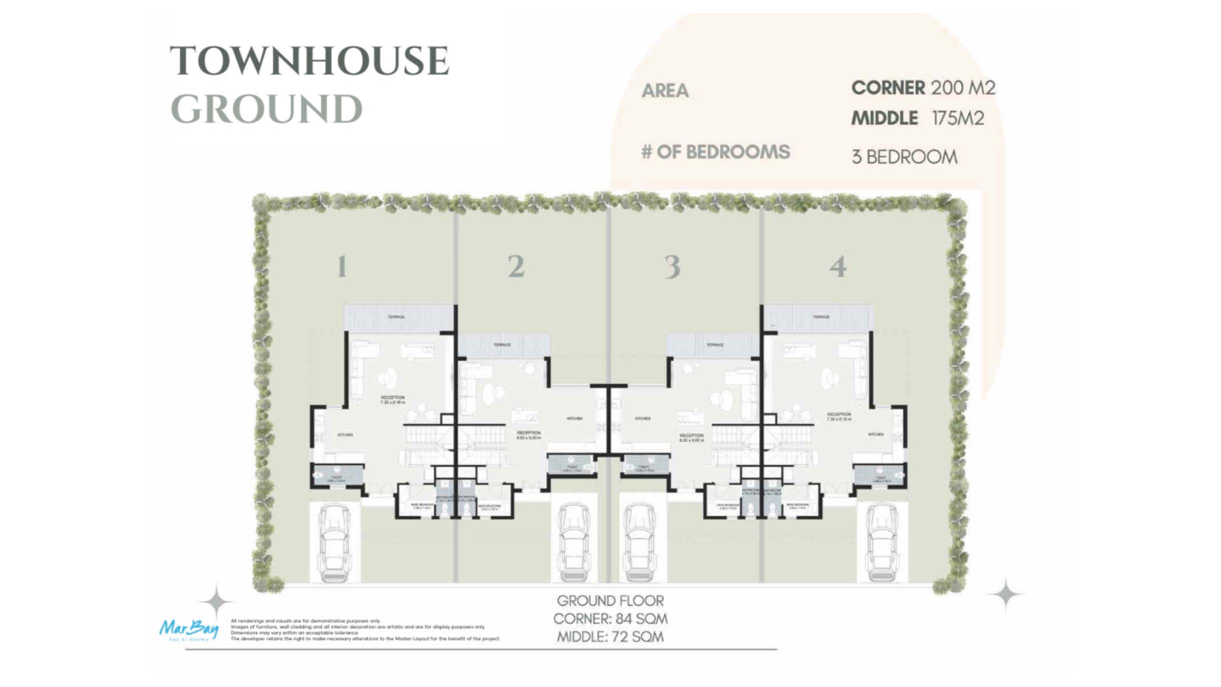 Floor Plan - قرية مار باي الساحل الشمالي المراسم للتطوير العقاري - Mar Bay North Coast Village