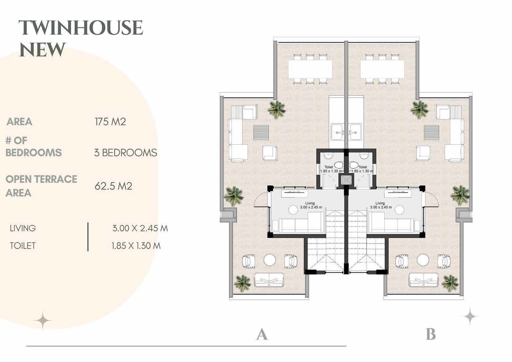 Floor Plan - قرية مار باي الساحل الشمالي المراسم للتطوير العقاري - Mar Bay North Coast Village