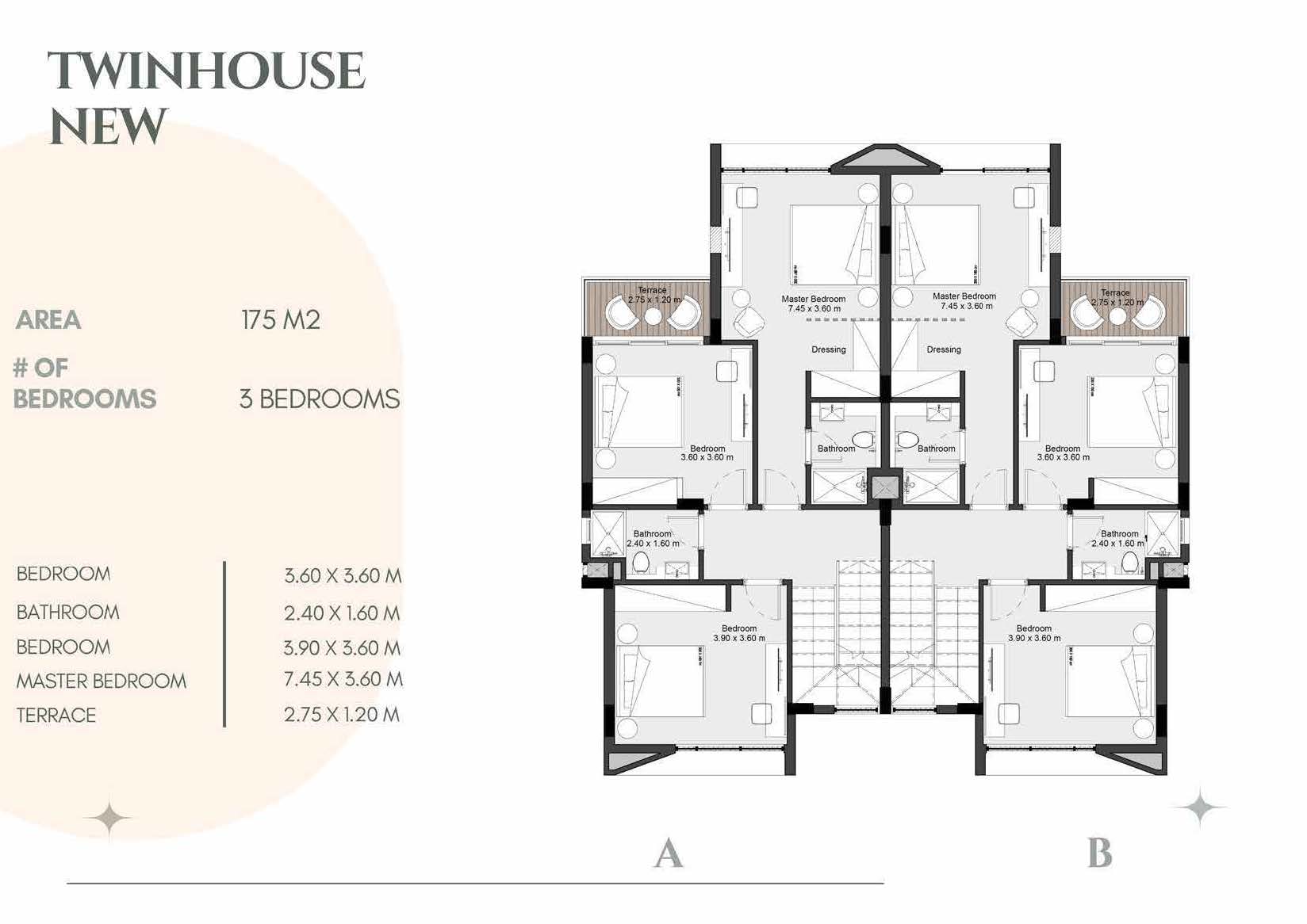 Floor Plan - قرية مار باي الساحل الشمالي المراسم للتطوير العقاري - Mar Bay North Coast Village
