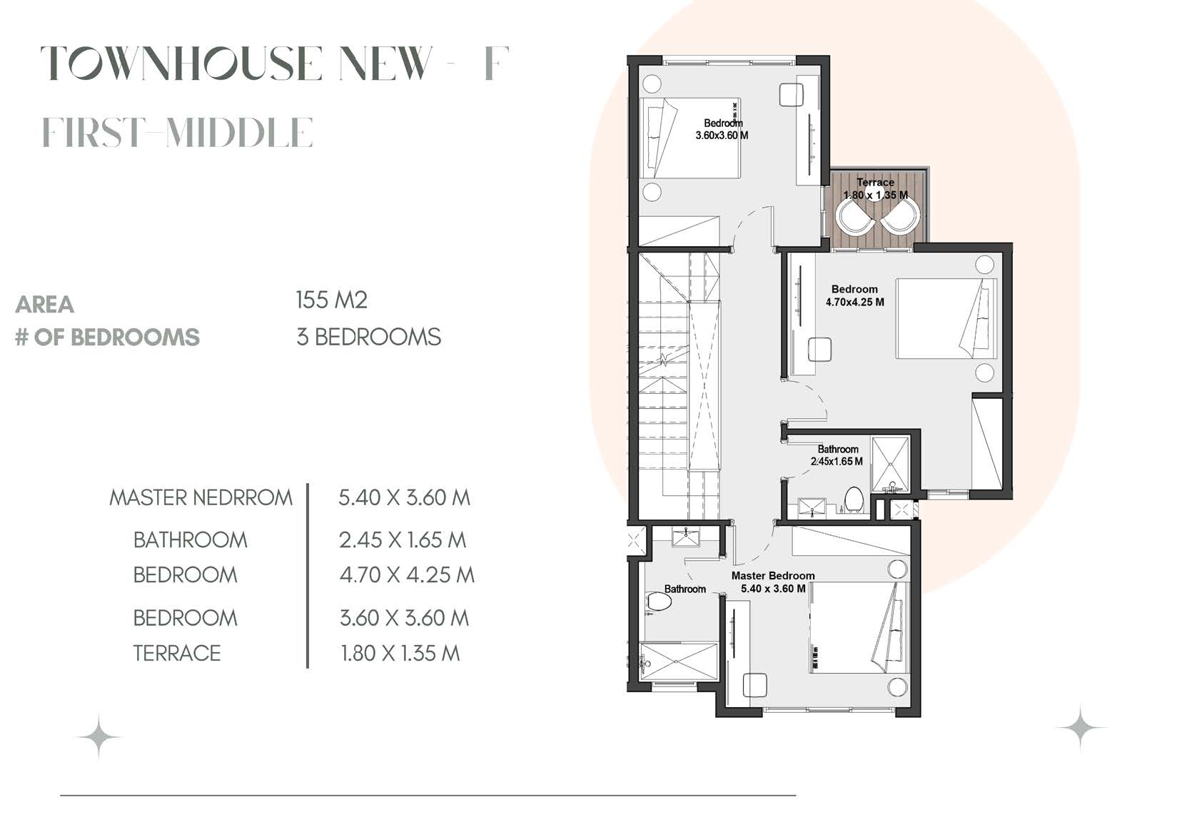 Floor Plan - قرية مار باي الساحل الشمالي المراسم للتطوير العقاري - Mar Bay North Coast Village
