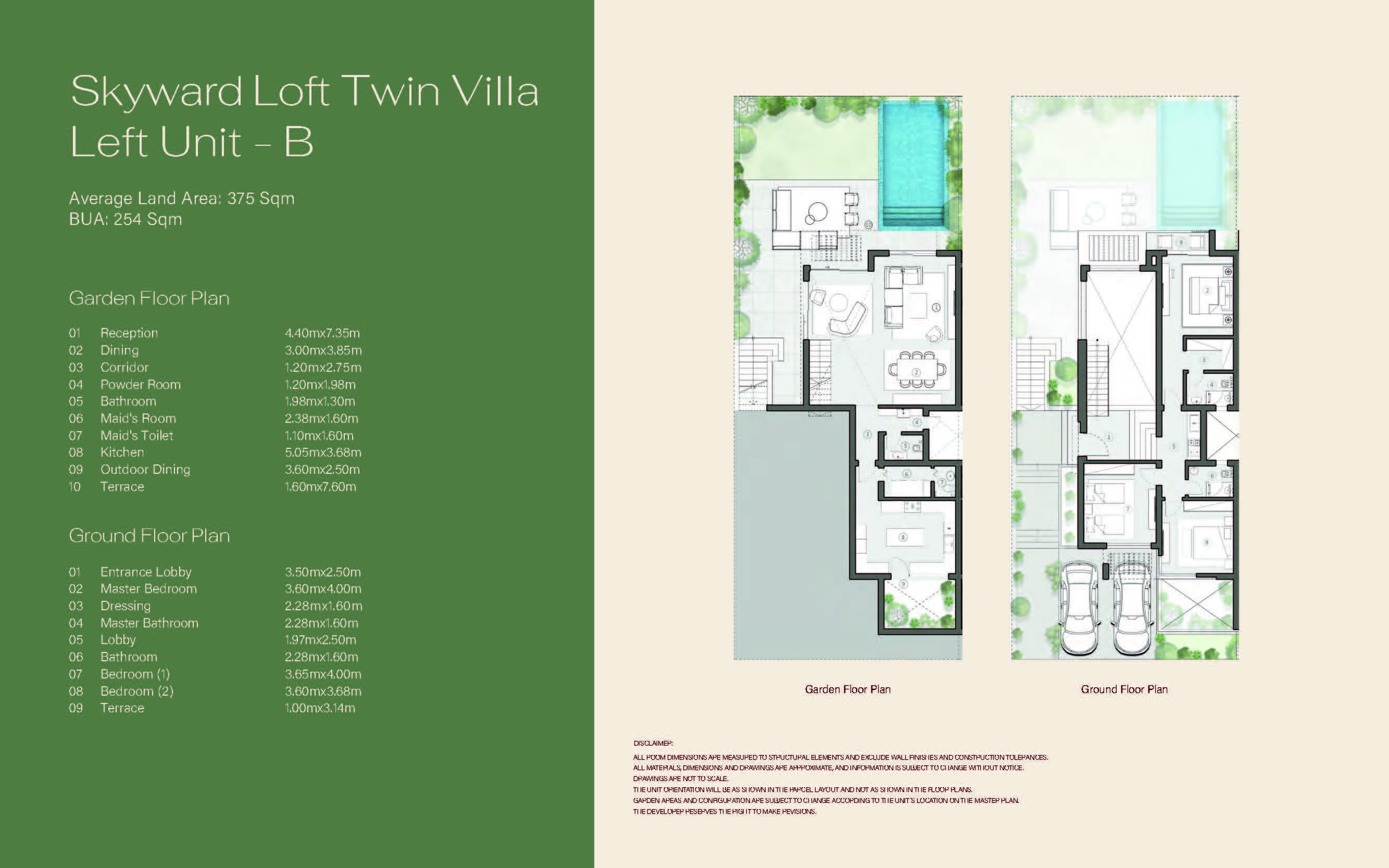 Floor Plan - Swan Lake West 6 October Compound Hassan Allam Properties