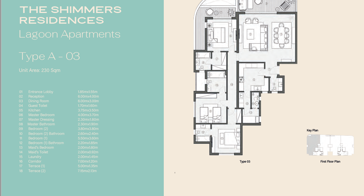 Floor Plan - Swan Lake West 6 October Compound Hassan Allam Properties