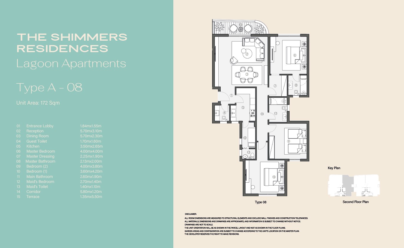 Floor Plan - كمبوند سوان ليك ويست 6 اكتوبر حسن علام للتطوير العقاري - Swan Lake West 6 October Compound