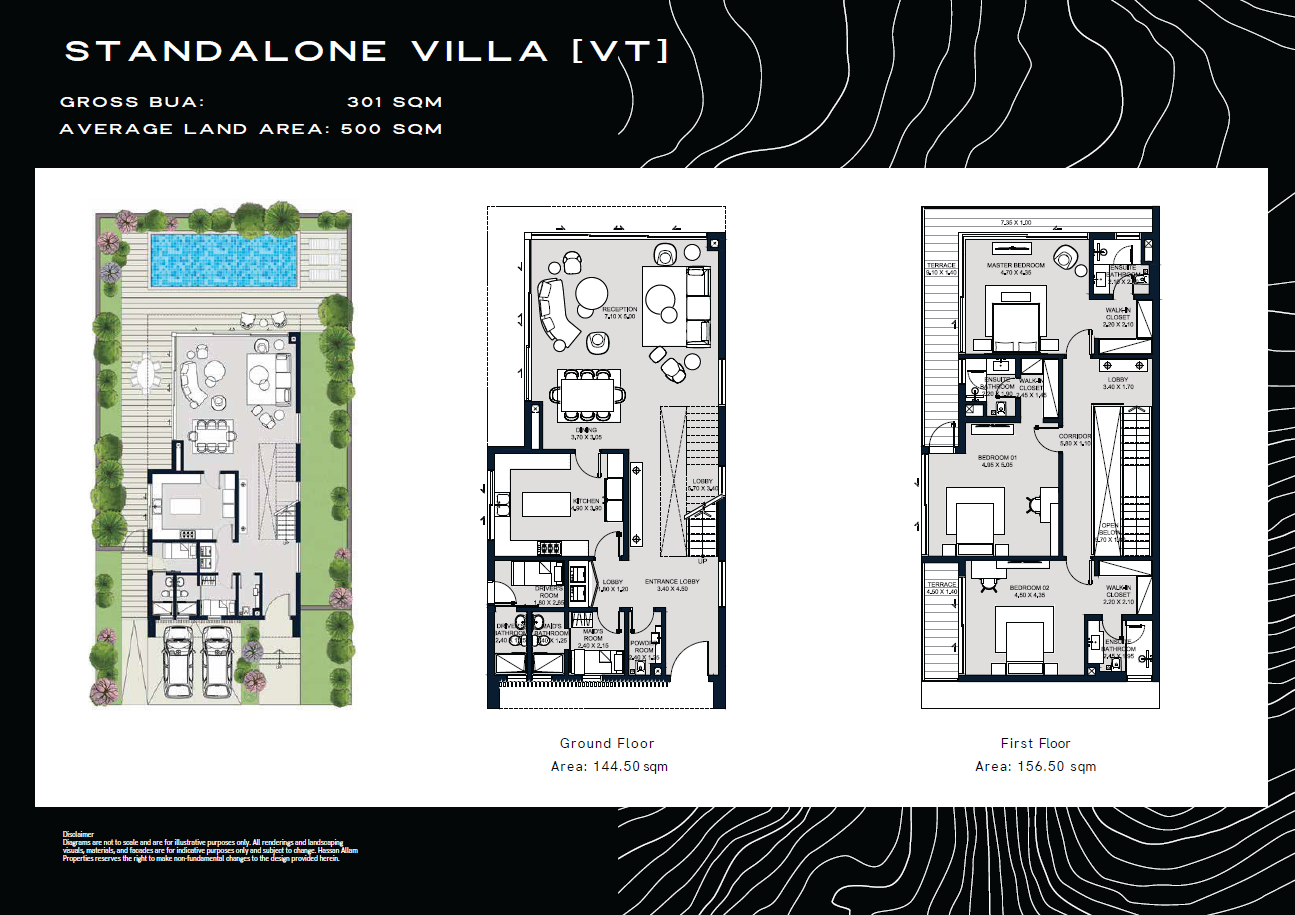 Floor Plan - Swan Lake West 6 October Compound Hassan Allam Properties