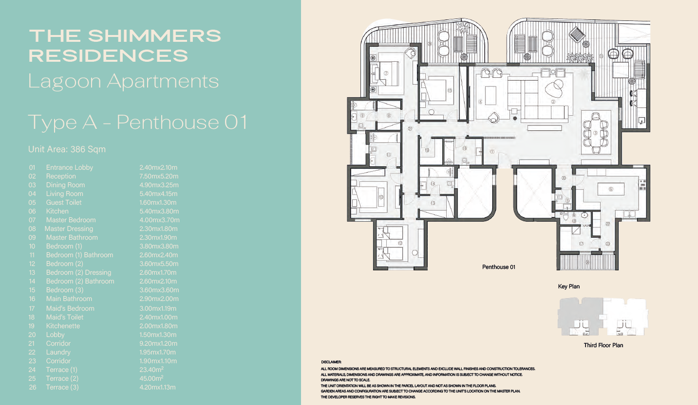 Floor Plan - كمبوند سوان ليك ويست 6 اكتوبر حسن علام للتطوير العقاري - Swan Lake West 6 October Compound