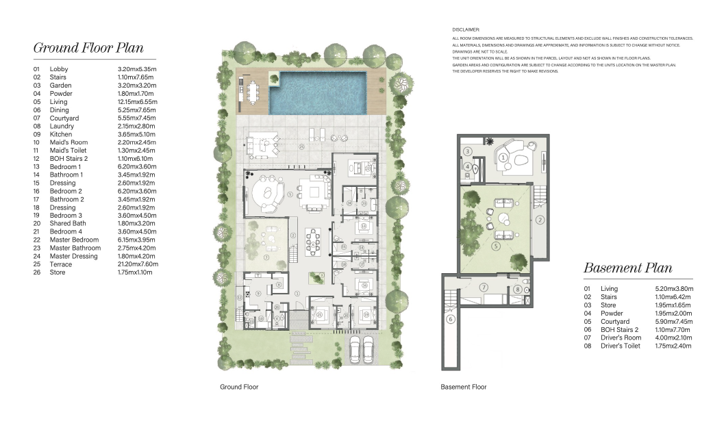 Floor Plan - كمبوند سوان ليك ويست 6 اكتوبر حسن علام للتطوير العقاري - Swan Lake West 6 October Compound