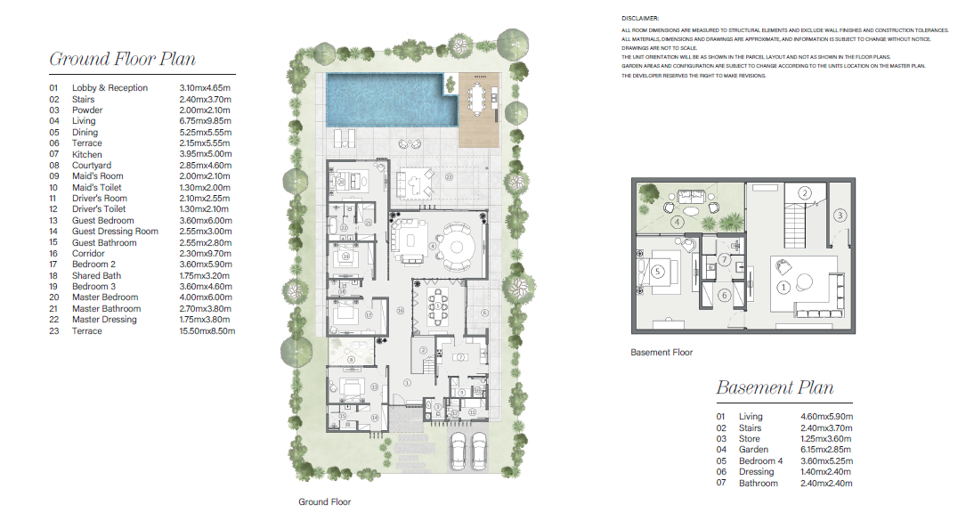 Floor Plan - كمبوند سوان ليك ويست 6 اكتوبر حسن علام للتطوير العقاري - Swan Lake West 6 October Compound