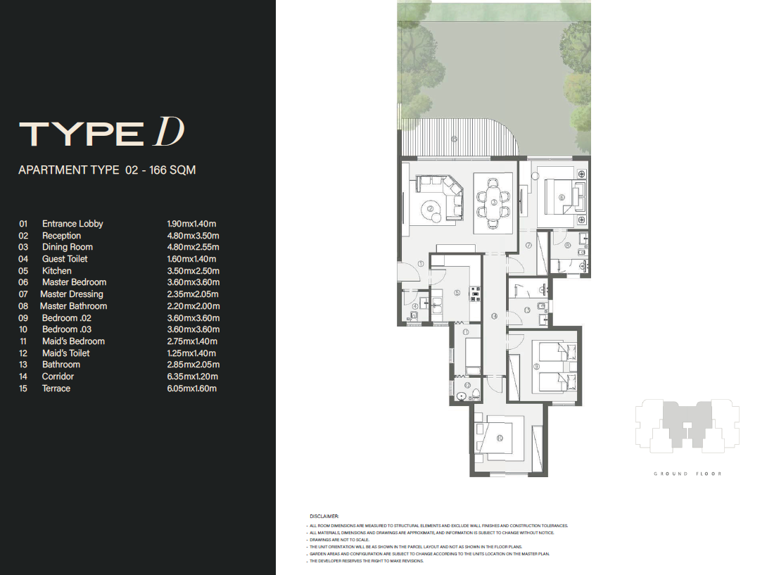 Floor Plan - كمبوند سوان ليك ويست 6 اكتوبر حسن علام للتطوير العقاري - Swan Lake West 6 October Compound