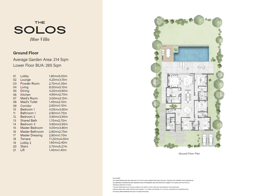 Floor Plan - كمبوند سوان ليك ويست 6 اكتوبر حسن علام للتطوير العقاري - Swan Lake West 6 October Compound