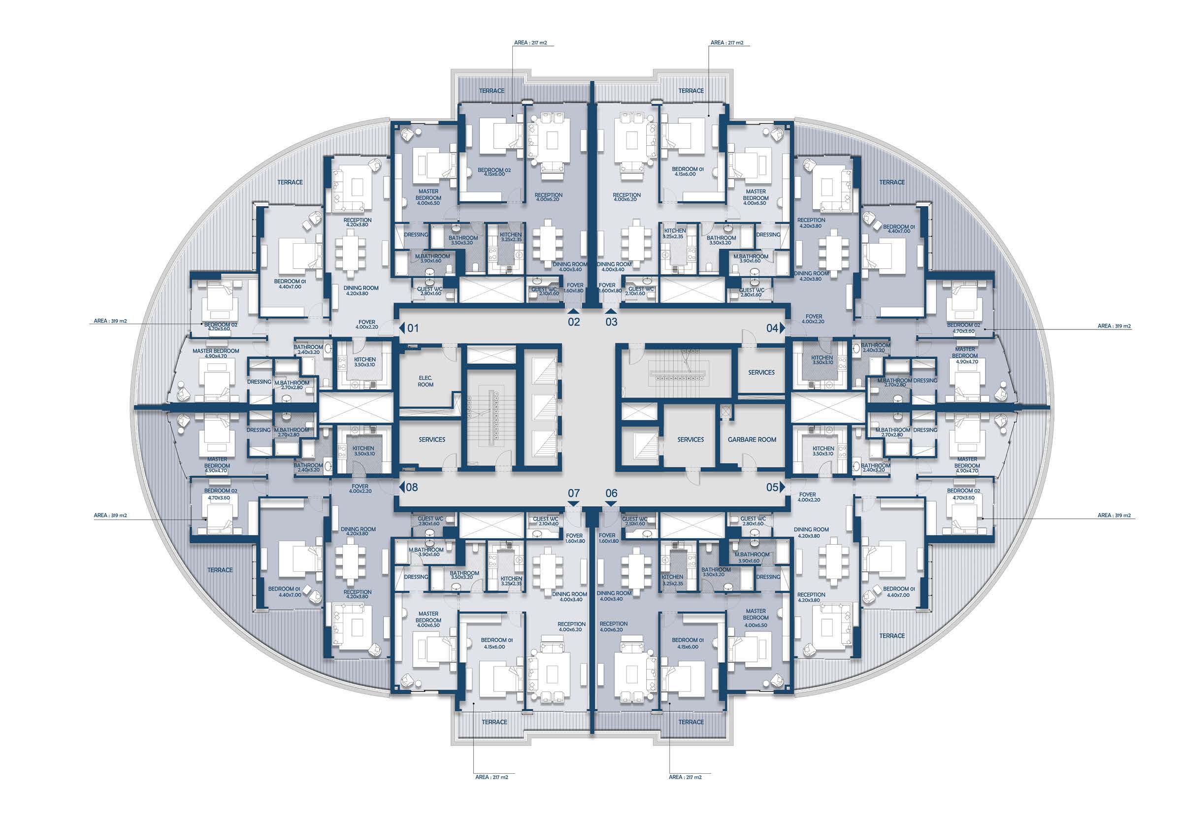 Floor Plan - Beach Front New Alamein City Edge Development