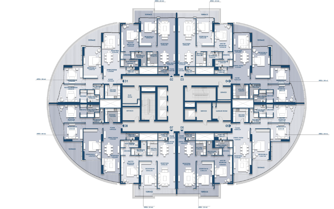 Floor Plan - Beach Front New Alamein City Edge Development